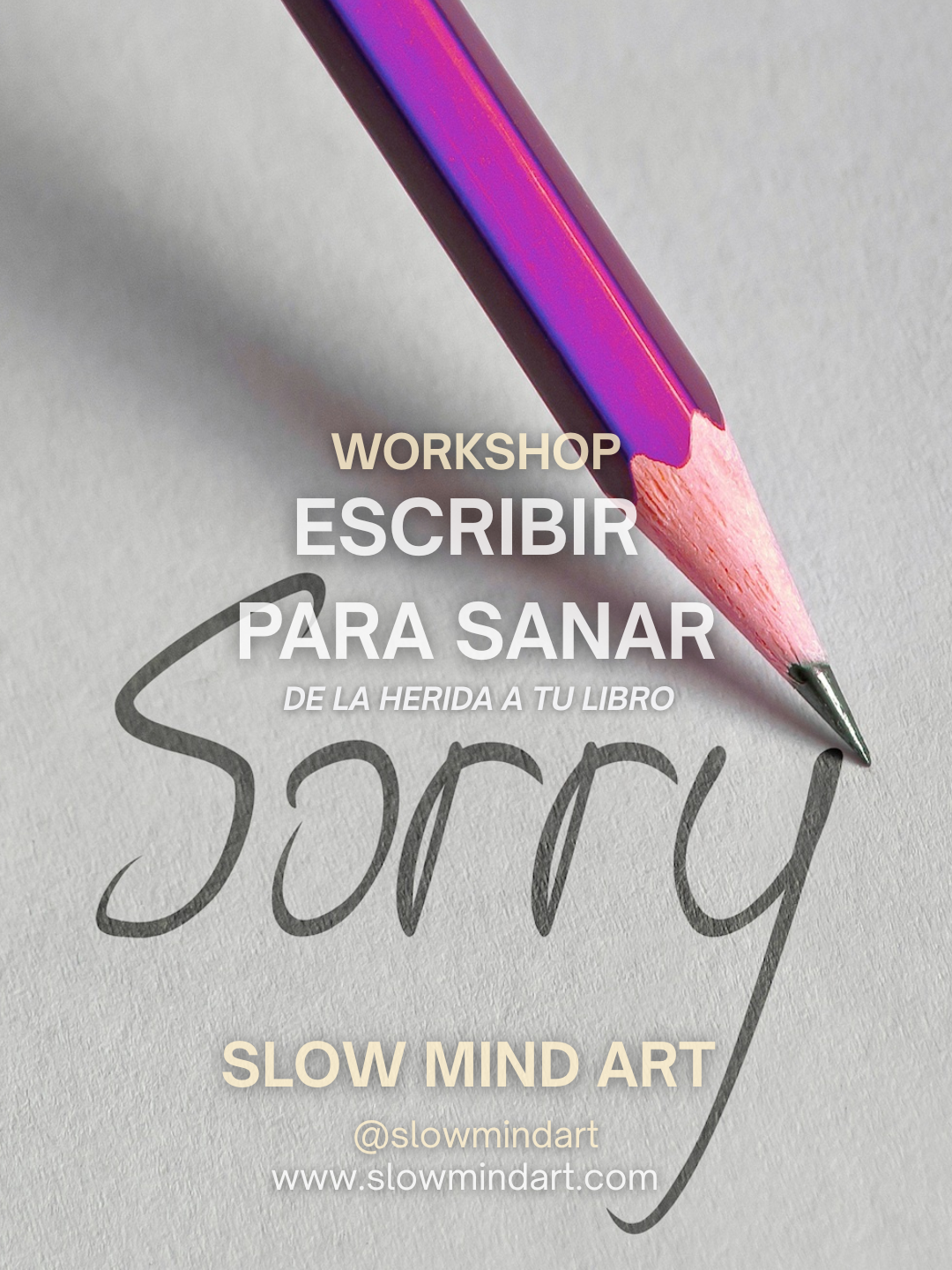Workshop "Escribir para sanar"